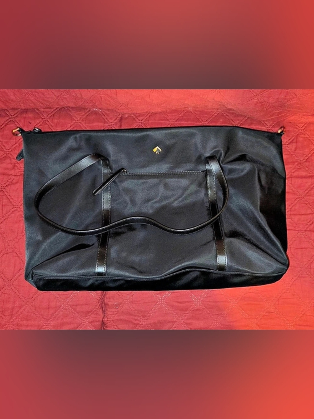 Kate Spade Jae Weekender Bag Black Tote